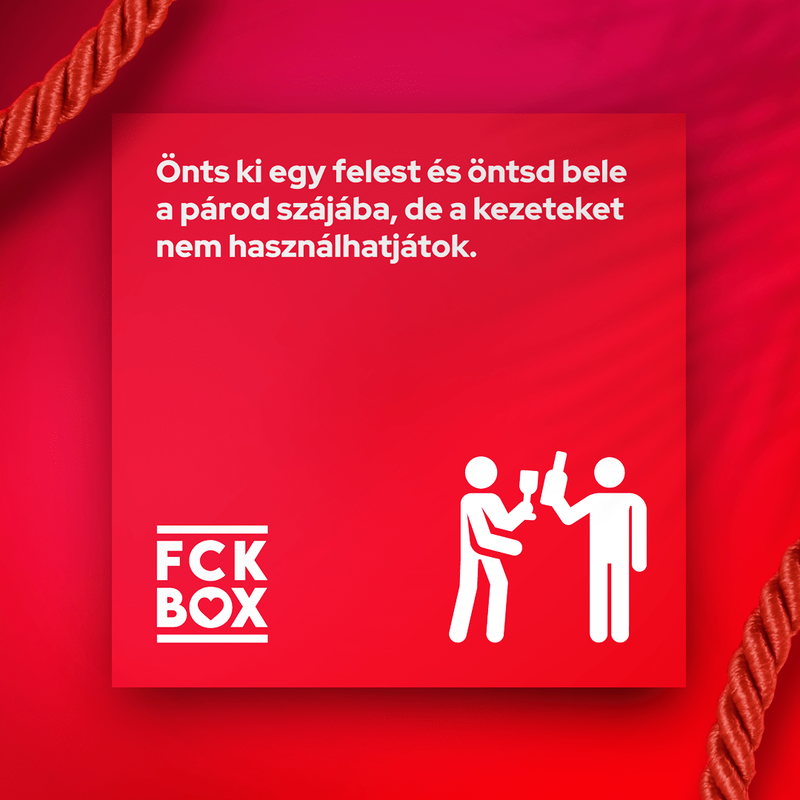 FCK BOX interaktív társasjáték pároknak