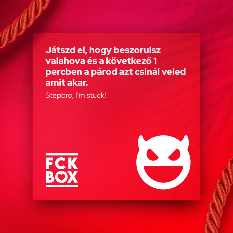 FCK BOX interaktív társasjáték pároknak